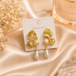 Pearl Drop Statement Earrings for Women | Premium Stainless Steel