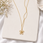 Floral Pendant Necklace for Women | Elegant Flower Chain Necklace